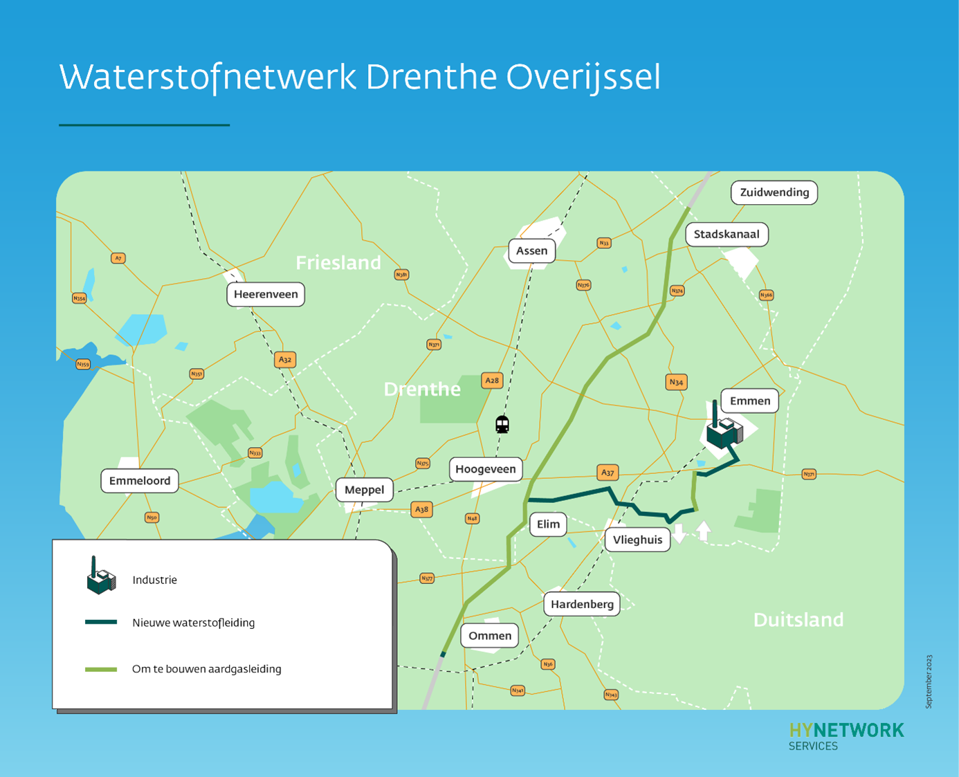 Omgeving Kan Reageren Op Het Onderzoeksplan Voor Waterstofnetwerk ...