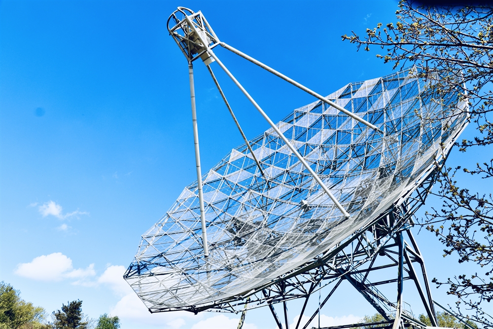De radiotelescoop op het Dwingelderveld - Foto: Susan Pathuis / Provincie Drenthe